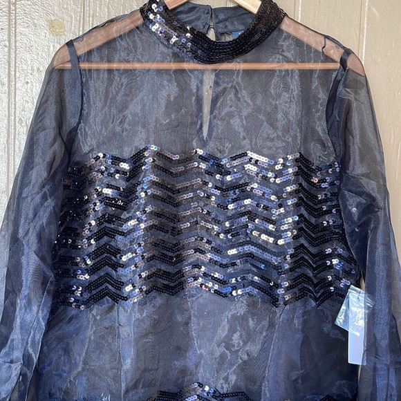 Modcloth sheer sequin dress - Picture 3 of 8